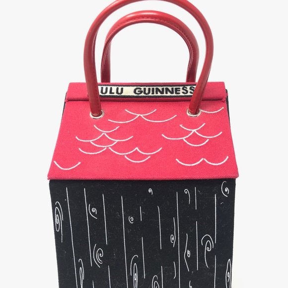 Lulu Guinness Dog House Embroidered Purse - Picture 2 of 9